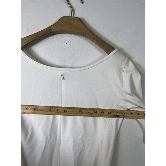 Akris Punto x Bergdof Goodman Womens Three-Quarter-Sleeve Jersey Top Sz 8 $395 - Picture 8 of 9